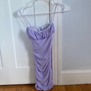 PENNEY MINI DRESS PURPLE!! Tight mesh overlayed mini dress💜💜